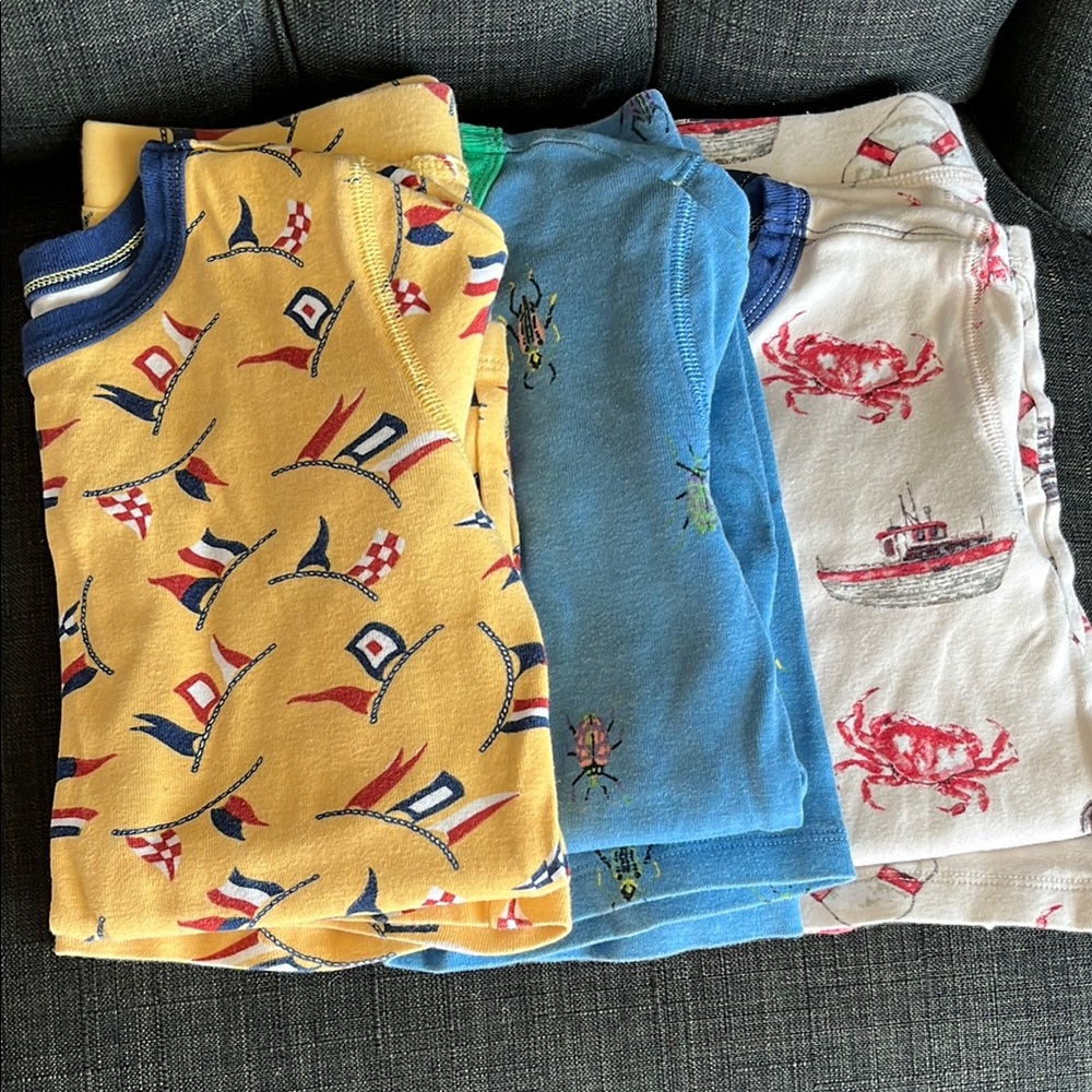 Lot of 3 Pairs: Crewcuts (J. Crew) Kids Pajama Sets 7